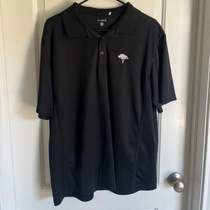 XLarge Black polo with tree logo